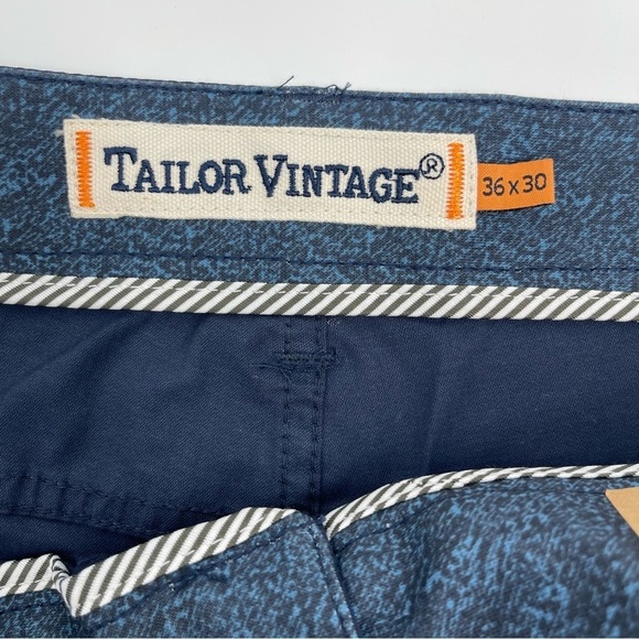 Tailor Vintage New Canaan Slim Fit golf performance Navy pants 36X30 NWT - Picture 8 of 13